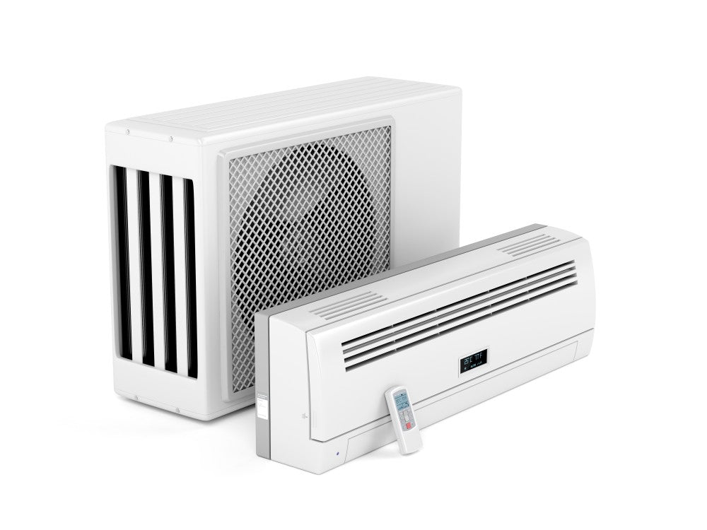 Modern split system air conditioner.